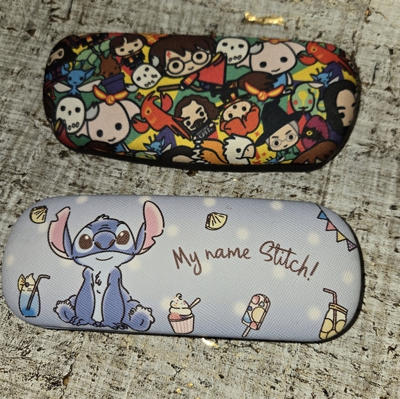 Glasses Case Lot Of 2 Lilo And Stich And Harry Potter - Picture 2 of 6
